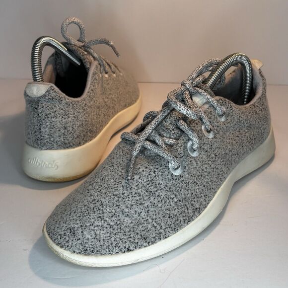 Allbirds Shoes - Allbirds Mizzle The Wool Runner Running Shoes Gray Sneakers Women's Size 9 US 39